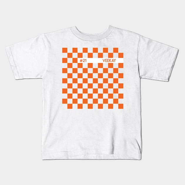 Rinus VeeKay Racing Flag Kids T-Shirt by GreazyL